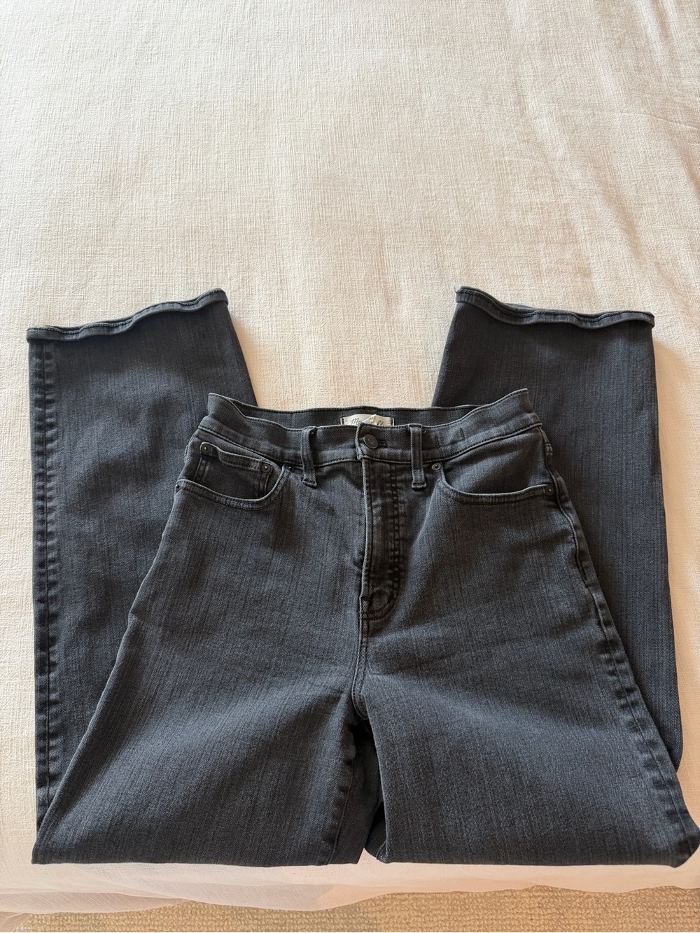 Madewell Perfect Vintage Wide Leg Jean in Black